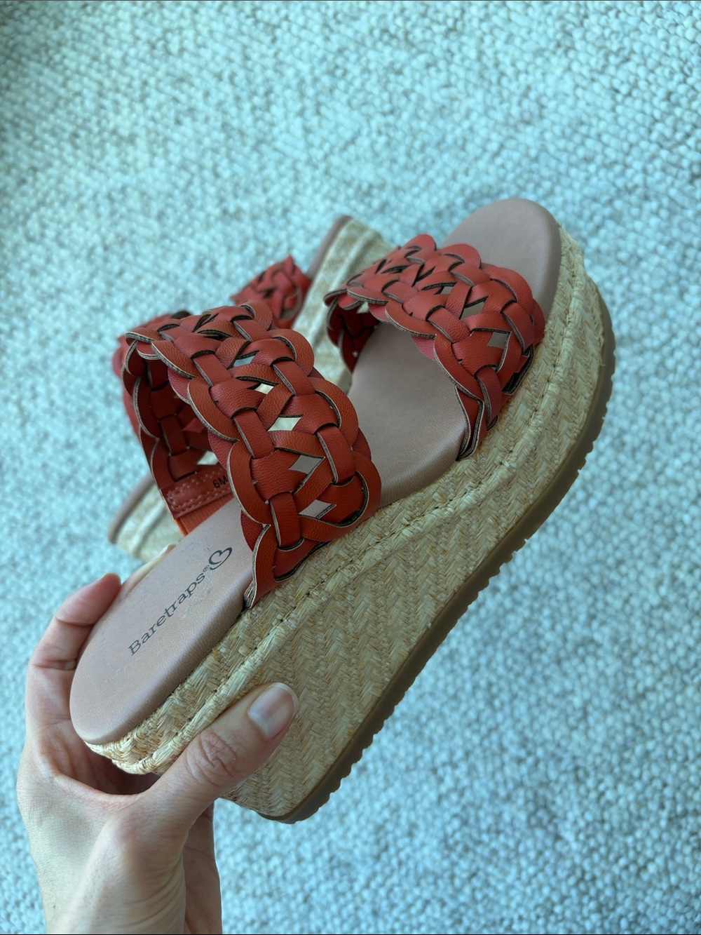 Baretraps Women’s Coral Braided Platform Platform Sandals